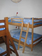 View of the Bunk Beds in Villa 26, Iris Cottages